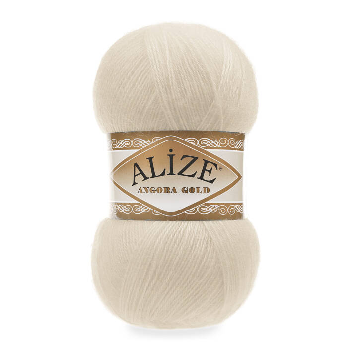 Alize Angora Gold El Örgü İpi 160 Bal Köpüğü - 1