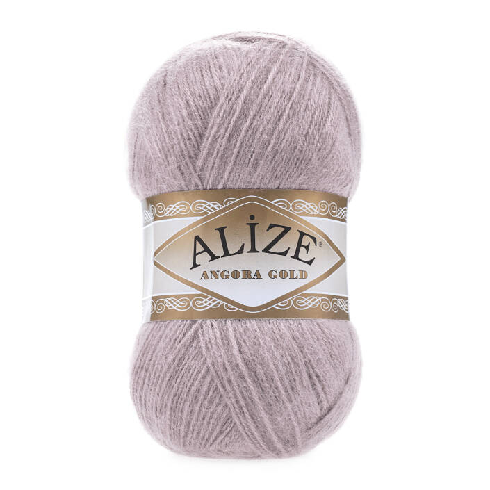 Alize Angora Gold El Örgü İpi 163 Gül Grisi - 1