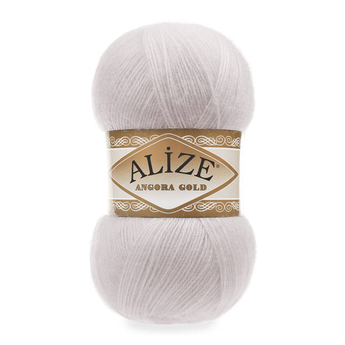 Alize Angora Gold El Örgü İpi 168 Kış Beyazı - 1