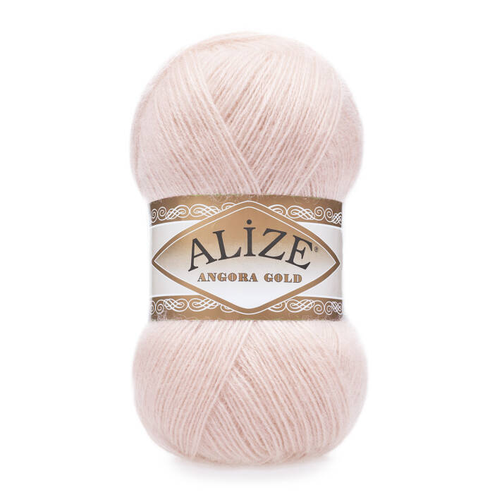 Alize Angora Gold El Örgü İpi 271 Pembe İnci - 1