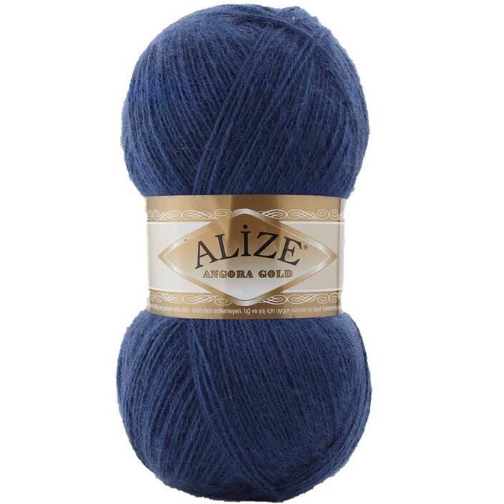 Alize Angora Gold El Örgü İpi 279 Havacı İndigo - 1