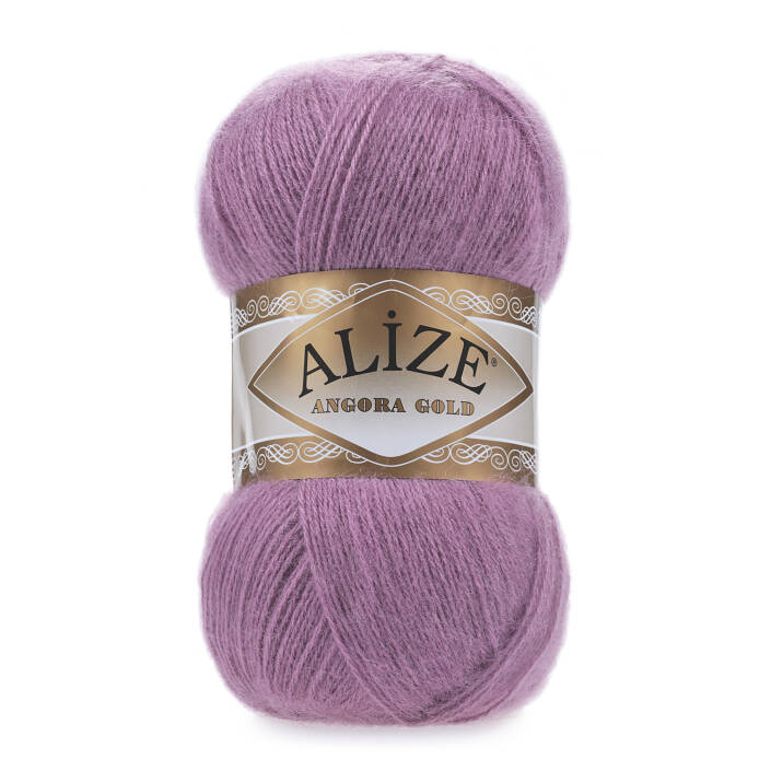 Alize Angora Gold El Örgü İpi 28 Gül Kurusu - 1