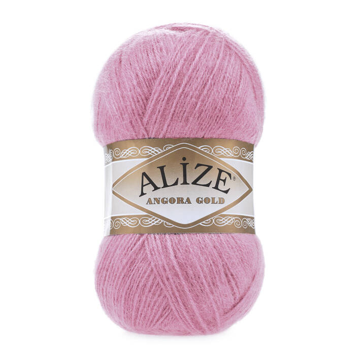 Alize Angora Gold El Örgü İpi 39 Şeker Pembe - 1