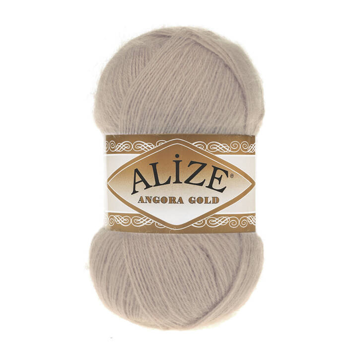 Alize Angora Gold El Örgü İpi 506 Taş Rengi - 1