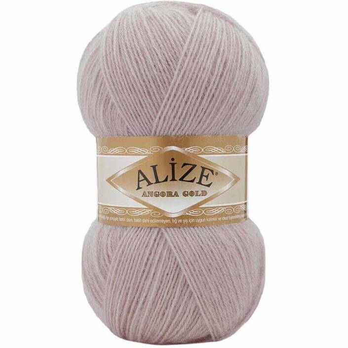 Alize Angora Gold El Örgü İpi 528 Pudra - 1