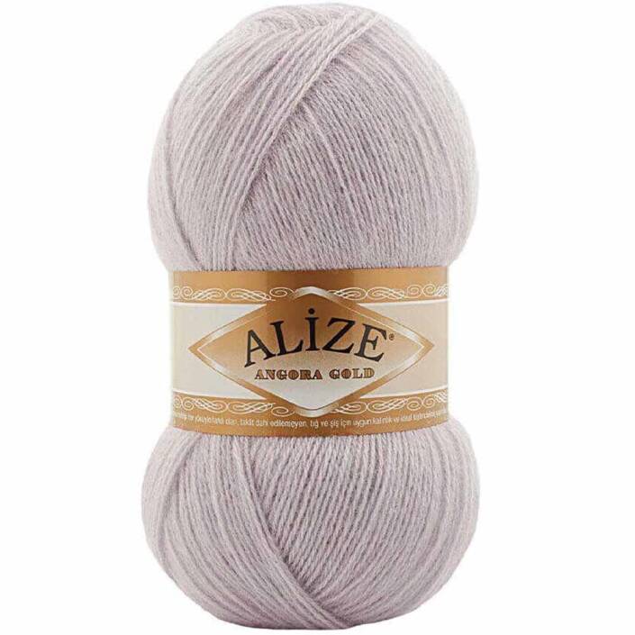 Alize Angora Gold El Örgü İpi 632 Uçuk Lila - 1