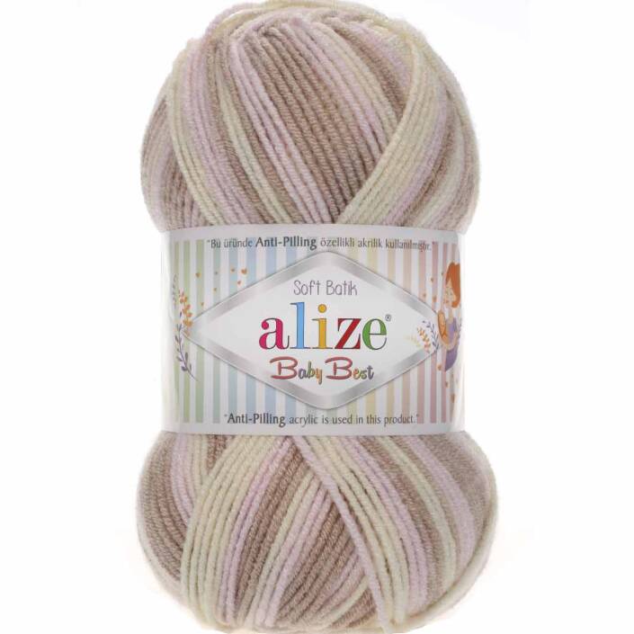 Alize Baby Best Batik El Örgü Bebe İpi 6656 - 1