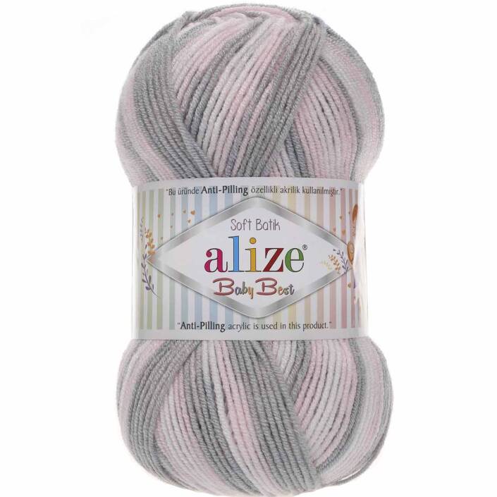 Alize Baby Best Batik El Örgü Bebe İpi 6664 - 1