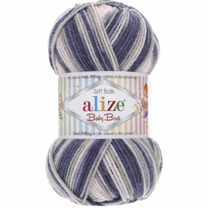 Alize Baby Best Batik El Örgü Bebe İpi 6665 - 1