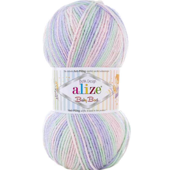 Alize Baby Best Batik El Örgü Bebe İpi 7258 - 1