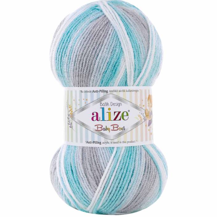 Alize Baby Best Batik El Örgü Bebe İpi 7264 - 1