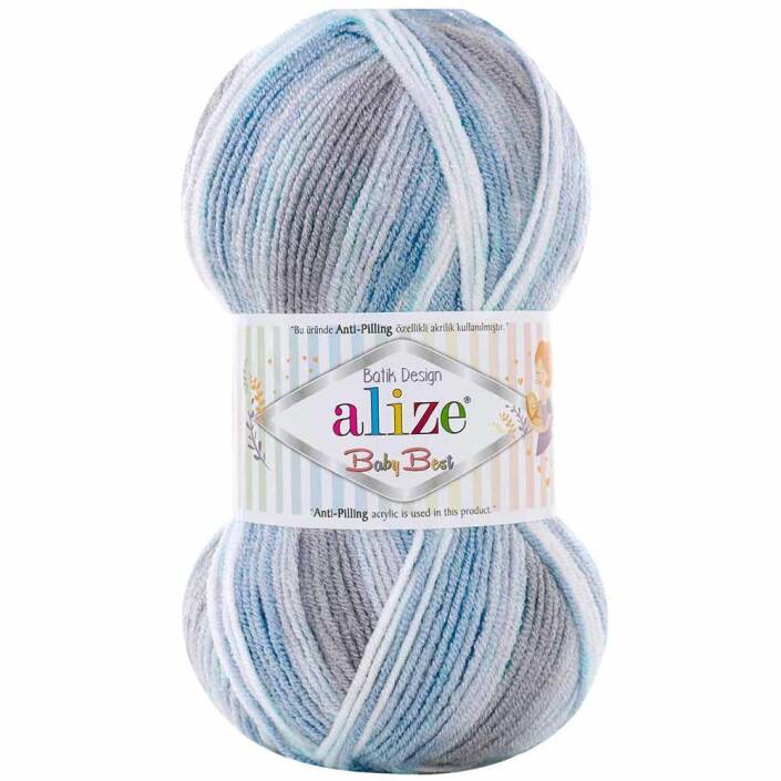 Alize Baby Best Batik El Örgü Bebe İpi 7540 - 1