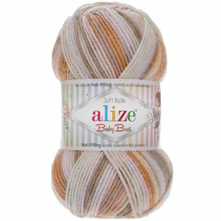 Alize Baby Best Batik El Örgü Bebe İpi 7541 - 1