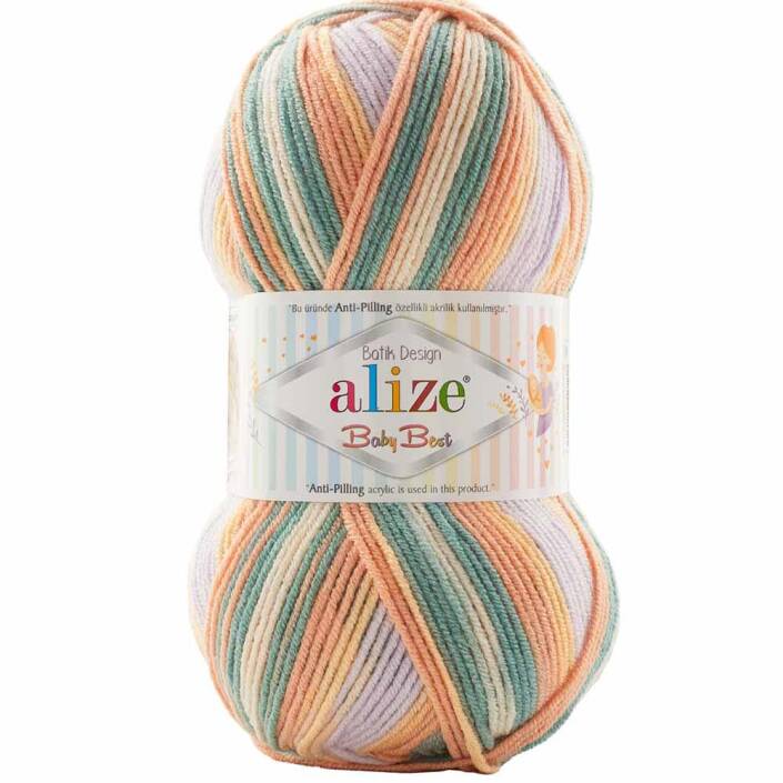 Alize Baby Best Batik El Örgü Bebe İpi 7917 - 1