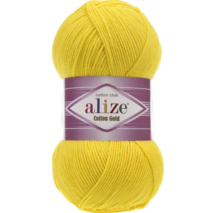 Alize Cotton Gold El Örgü İpi 110 Sarı - 1