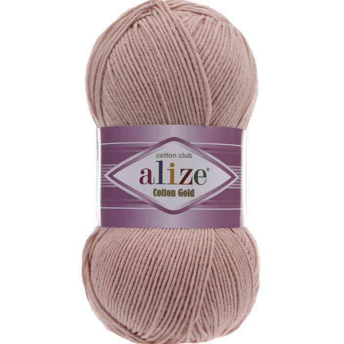 Alize Cotton Gold El Örgü İpi 161 Pudra Rengi - 1