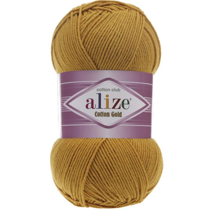 Alize Cotton Gold El Örgü İpi 2 Hardal - 1