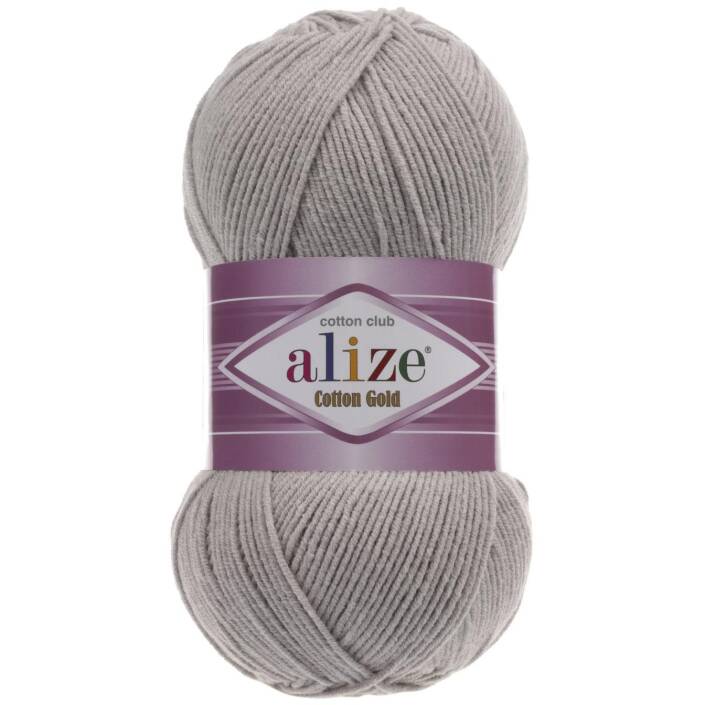 Alize Cotton Gold El Örgü İpi 200 Gri - 1