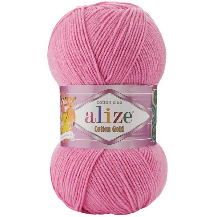 Alize Cotton Gold El Örgü İpi 264 Şeker Pembesi - 1