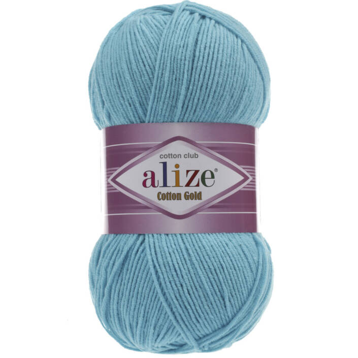 Alize Cotton Gold El Örgü İpi 287 Turkuaz - 1