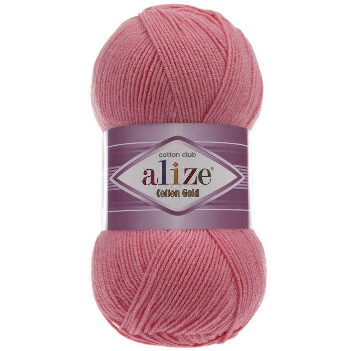 Alize Cotton Gold El Örgü İpi 33 Şeker Pembe - 1