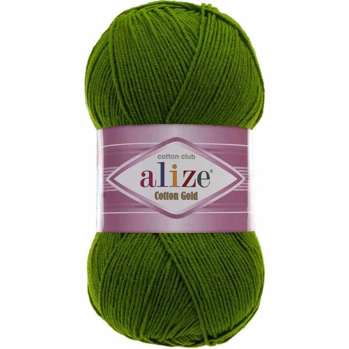 Alize Cotton Gold El Örgü İpi 35 Yeşil - 1