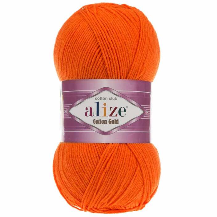 Alize Cotton Gold El Örgü İpi 37 Turuncu - 1