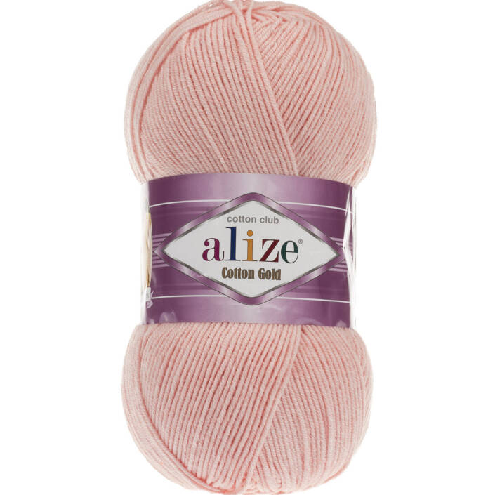 Alize Cotton Gold El Örgü İpi 393 Pudra Pembesi - 1