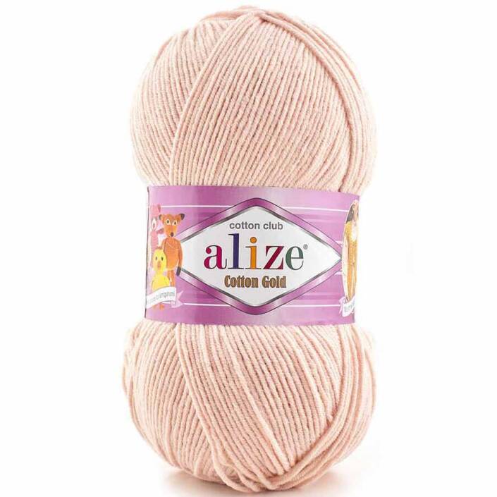 Alize Cotton Gold El Örgü İpi 401 Ten Rengi - 1