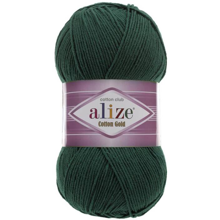 Alize Cotton Gold El Örgü İpi 426 Çam Yeşili - 1