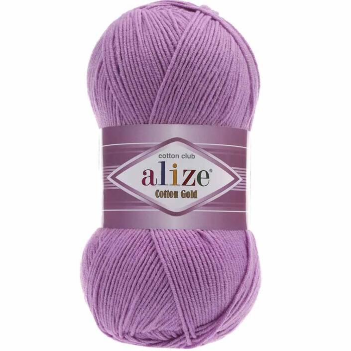 Alize Cotton Gold El Örgü İpi 43 Lila - 1