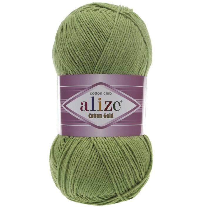 Alize Cotton Gold El Örgü İpi 485 Yeşil - 1