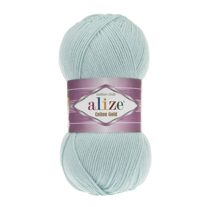 Alize Cotton Gold El Örgü İpi 522 Mint Yeşili - 1