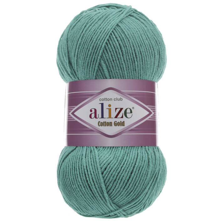 Alize Cotton Gold El Örgü İpi 610 Yeşim - 1