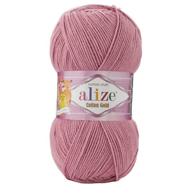 Alize Cotton Gold El Örgü İpi 676 Nostaljik Gül - 1