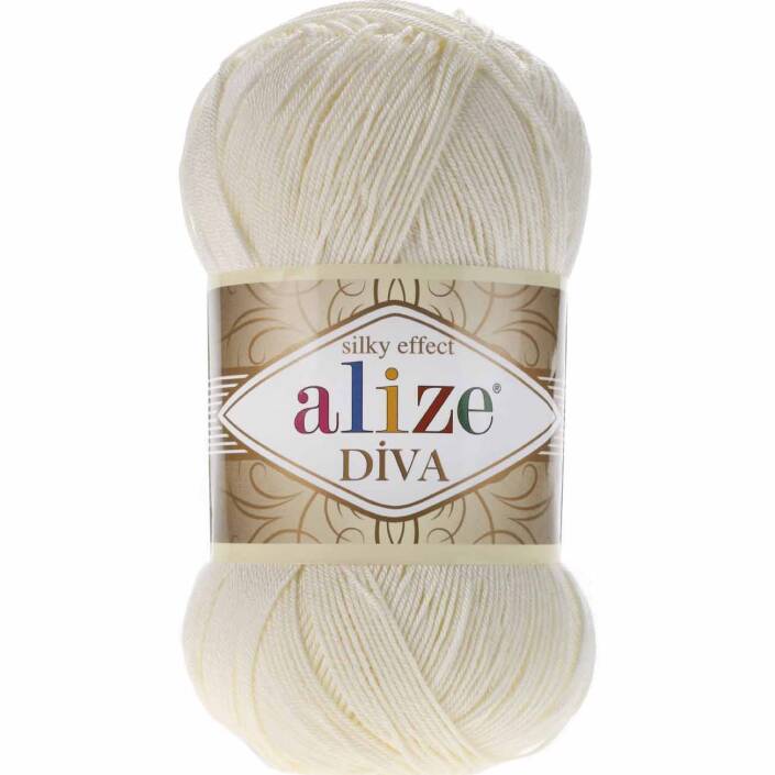 Alize Diva El Örgü İpi 383 Taş Rengi - 1