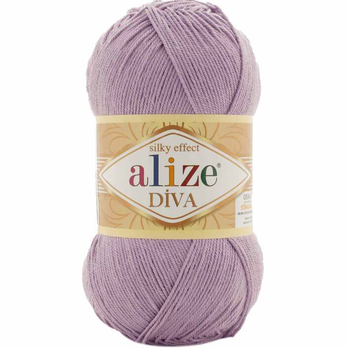 Alize Diva El Örgü İpi 505 Pastel Lila - 1