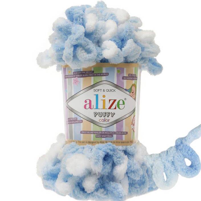 Alize Puffy Color El Örgü İpi 5865 - 1