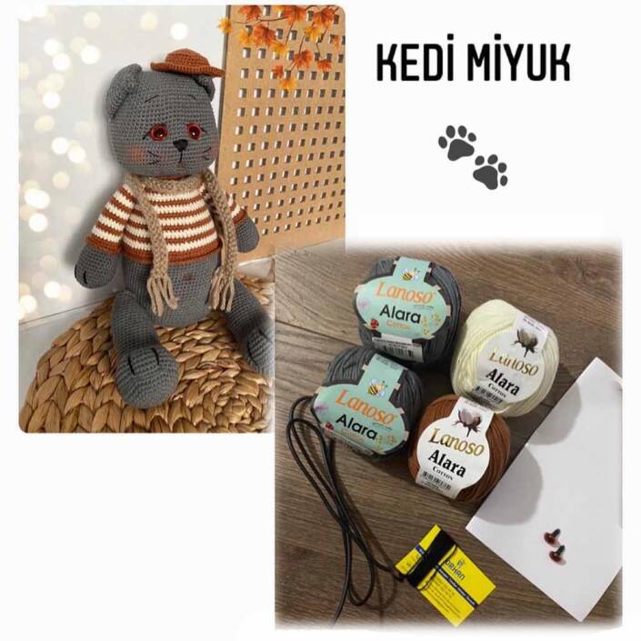 Amigurumi Kiti Kedi Miyuk - 1