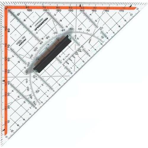 Ark Geoder Cetvel Geometrik Açılı Gönye - Modelist - 1