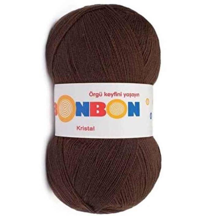 Bonbon Kristal Örgü Lif İpi 98219 Kahverengi - 1