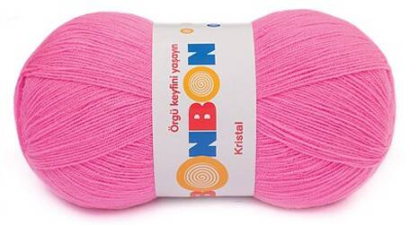 Bonbon Kristal Örgü Lif İpi 98240 Pembe - 1