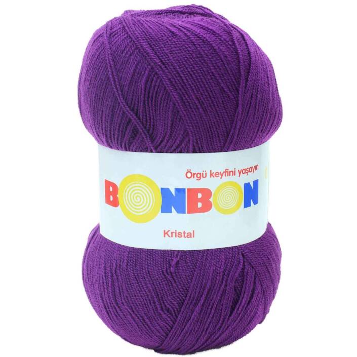 Bonbon Kristal Örgü Lif İpi 98287 Mürdüm - 1