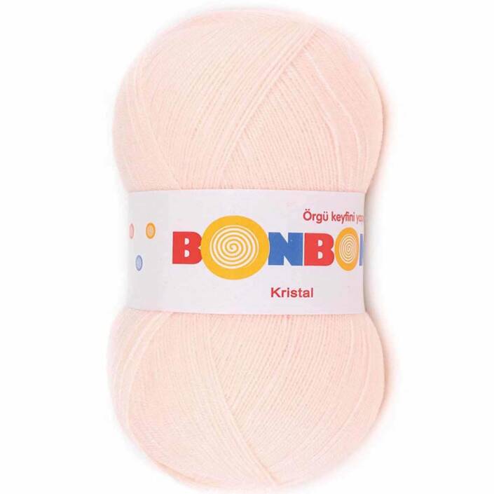 Bonbon Kristal Örgü Lif İpi 98320 Pudra Pembe - 1