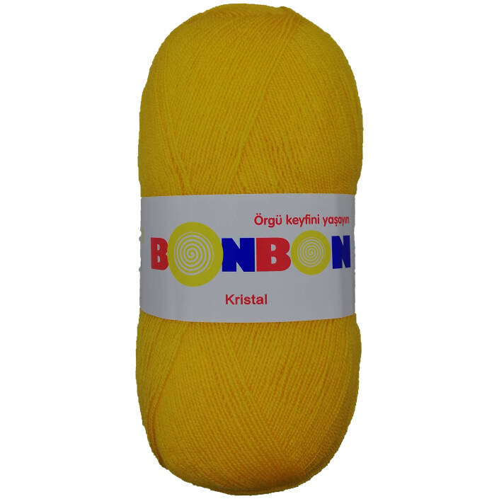 Bonbon Kristal Örgü Lif İpi 98598 Sarı - 1