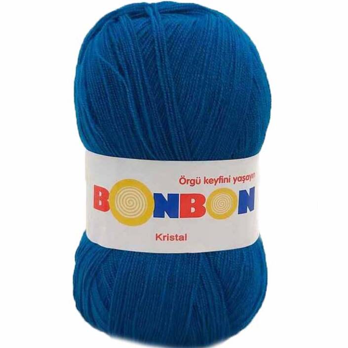 Bonbon Kristal Örgü Lif İpi 98685 Mavi - 1