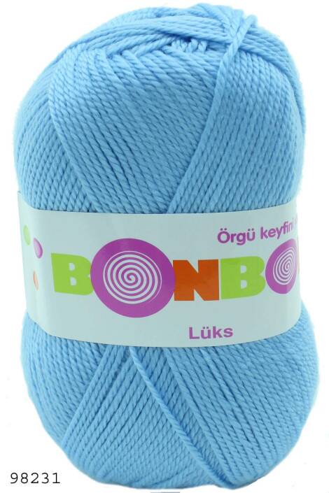 Bonbon Lüks Örgü Patik İpi 98231 Açık Mavi - 1