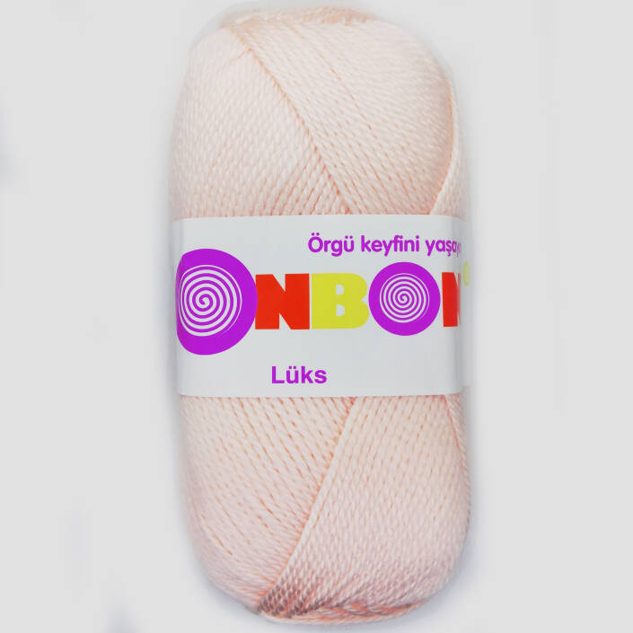 Bonbon Lüks Örgü Patik İpi 98375 Açık Somon - 1