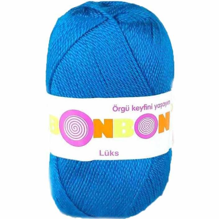 Bonbon Lüks Örgü Patik İpi 98685 Mavi - 1