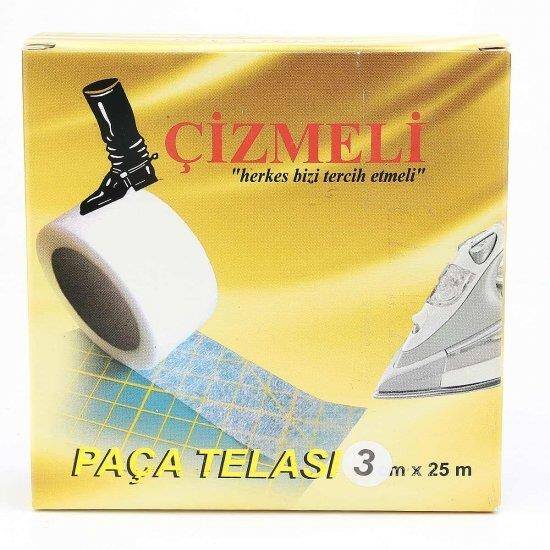 Çizmeli Çift Taraflı Ütüyle Yapışan Tela (3 Cm) 25 Metre - 1